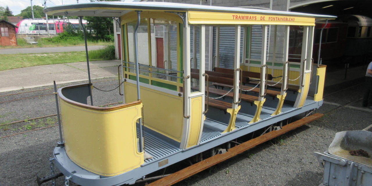 La baladeuse N°11 des tramways de Fontainebleau bientôt la fin des travaux.