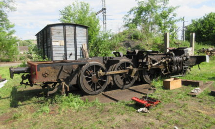 La locomotive Decauville travaux à Butry